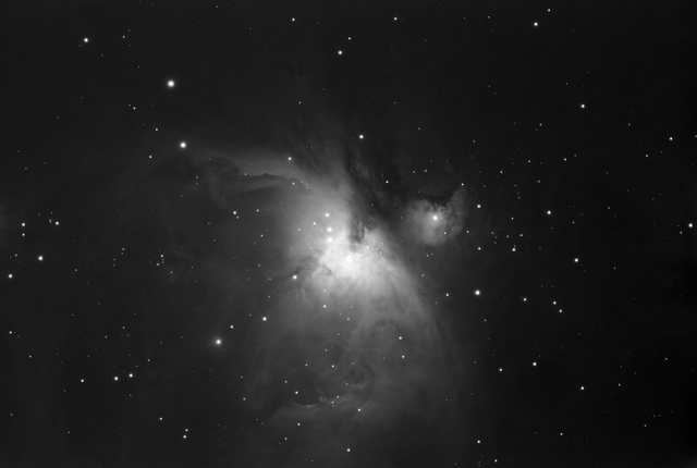 M42 Orion Nebula B&W le 31/01/2022