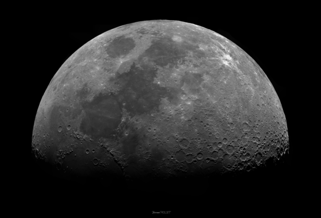 Lune en HD au C8 - mosaique de 38 tuile en fevrier 2022