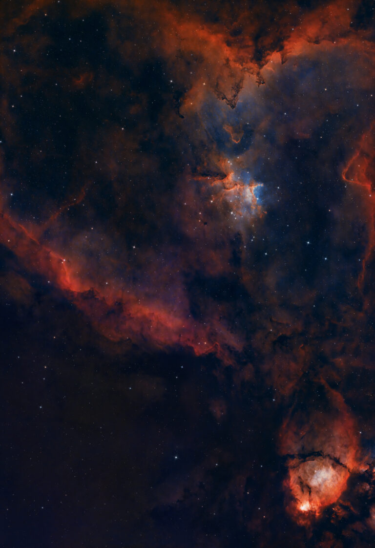 IC 1805 Nébuleuse du Cœur